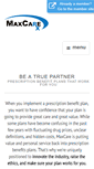 Mobile Screenshot of maxcarerx.com